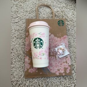 Starbucks Japan Sakura 2025 Limited Edition Reusable Cup 473ml -NWT